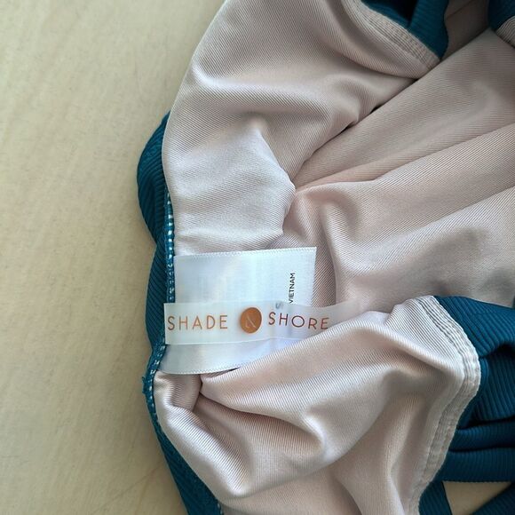 Shade & Shore• small • swimsuit • turquoise blue • like new •10 •1690 - Picture 6 of 11